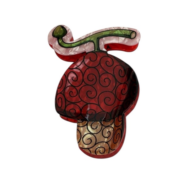 NEW One Piece Human-Human Fruit Marble Hair Clip - Picture 2 of 2